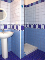 Trilo 6 posti letto. Appartamento al centro di Otranto composto da due camere da letto matrimoniali, due bagni con doccia, soggiorno-pranzo con divano-letto, angolo cottura attrezzato, tv, balcone, terrazzina. Distanza dal mare circa 300 metri.